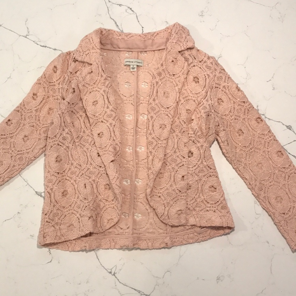 Light Pink Lace Blazer